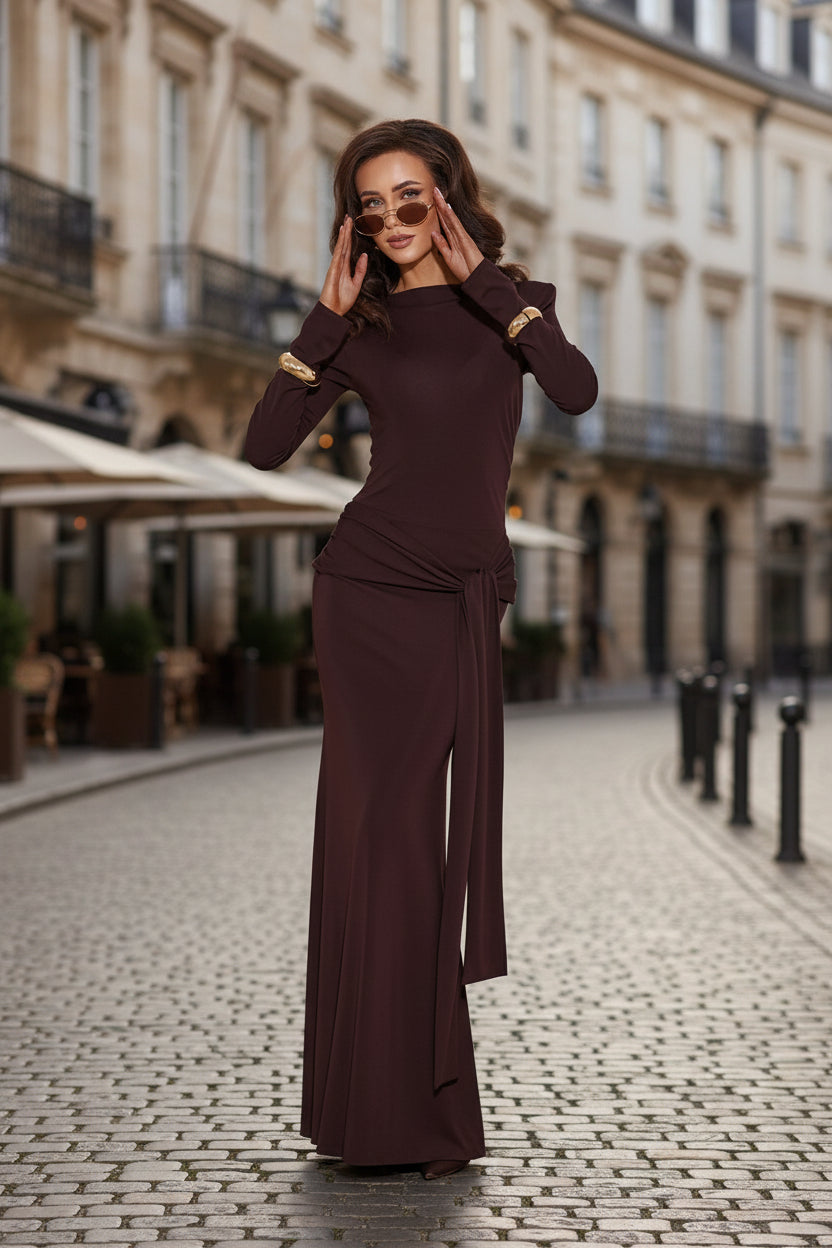  Long dress model 220924 Roco Fashion 